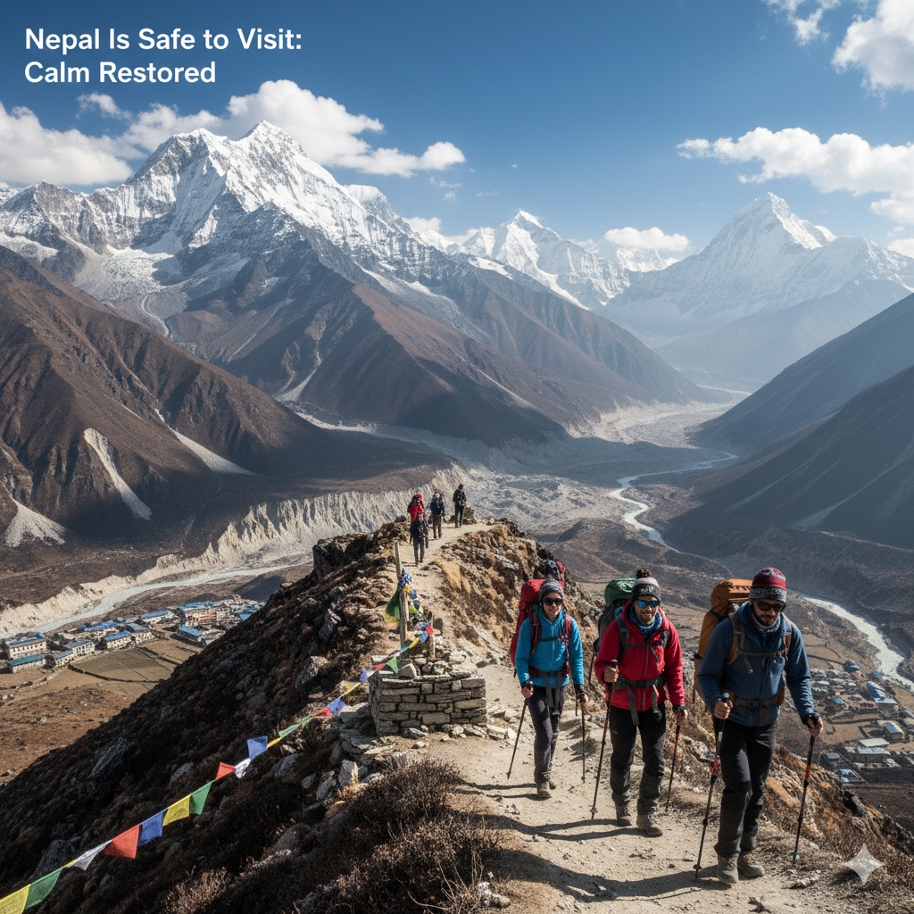Nepal Is Safe to Visit, Calm Restored After September Events