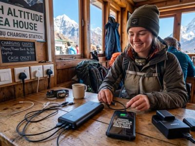 Laden von Elektronik im Himalaya Kosten, Tipps & Powerbanks