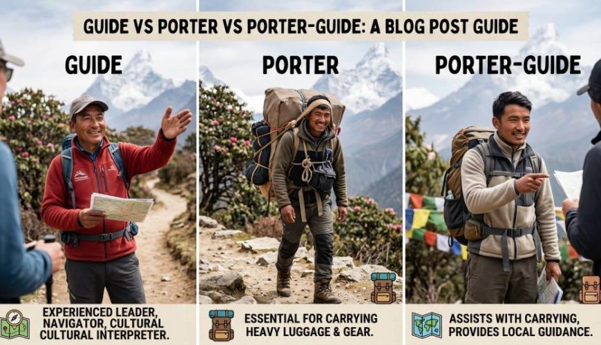 Guide vs Porter vs Porter-Guide