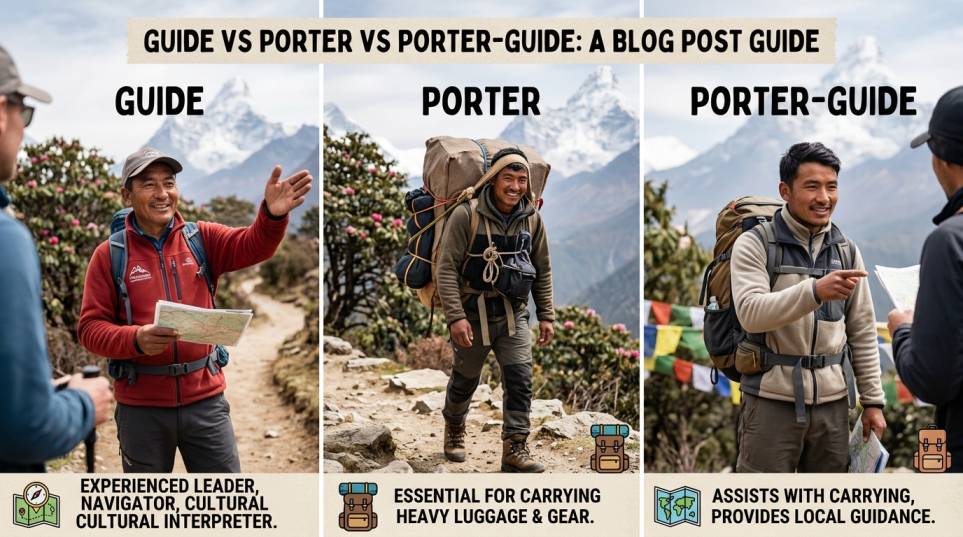 Guia vs Porter vs Porter-Guide