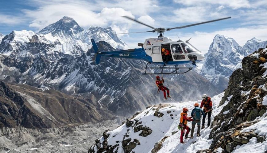 Helicopter Rescue in Nepal