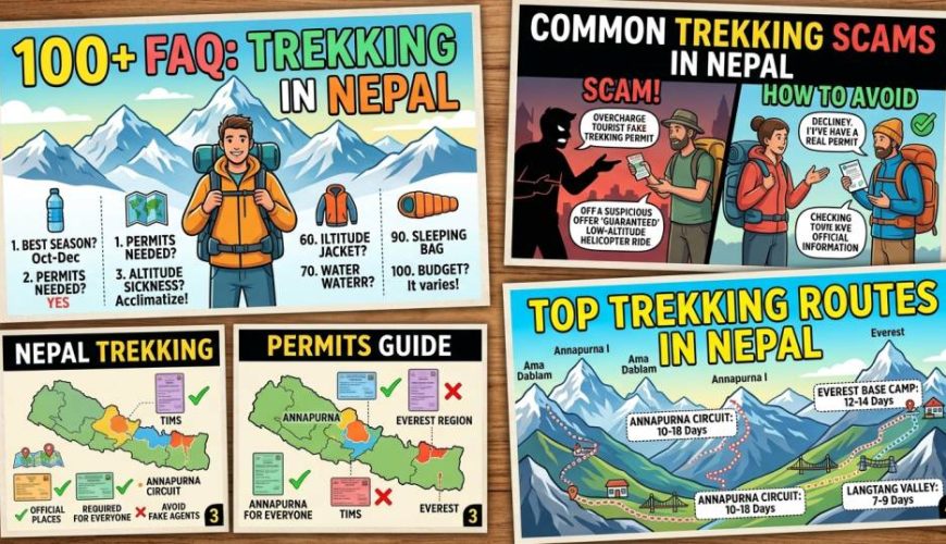 Estafas de trekking comunes en Nepal y cómo evitarlas
