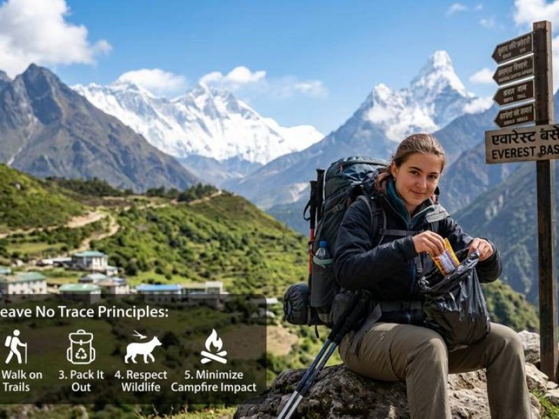 Responsible Trekking in Nepal Leave No Trace Guide